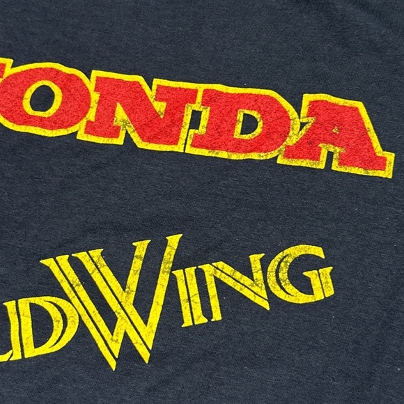 Vintage Black Tee with Red and Yellow Print - Picture 3 of 8